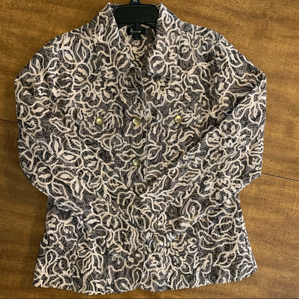 Analogy Floral Blazer